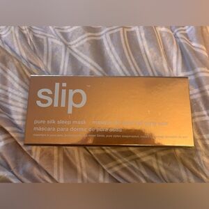 Slip Rose Gold Silk Sleep Mask with Metallic Box